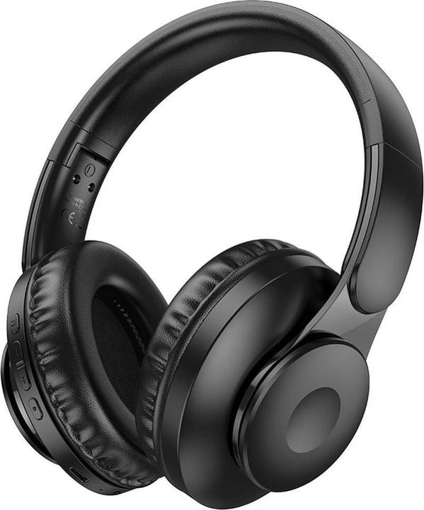 Actual product image Hoco W45 Enjoy Wireless Bluetooth in-ear headset black (46 h, Wireless)