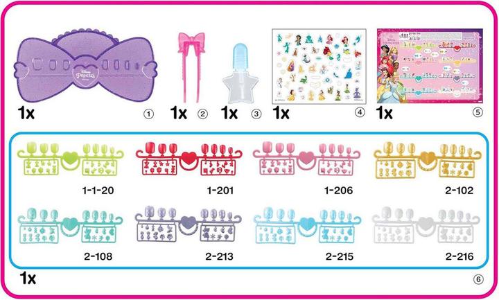 Produktbild Epoch Aquabeads 35071 Disney Prinzessinnen Nagelstudio, Multicolor (Kunstnägel, Mehrfarbig)