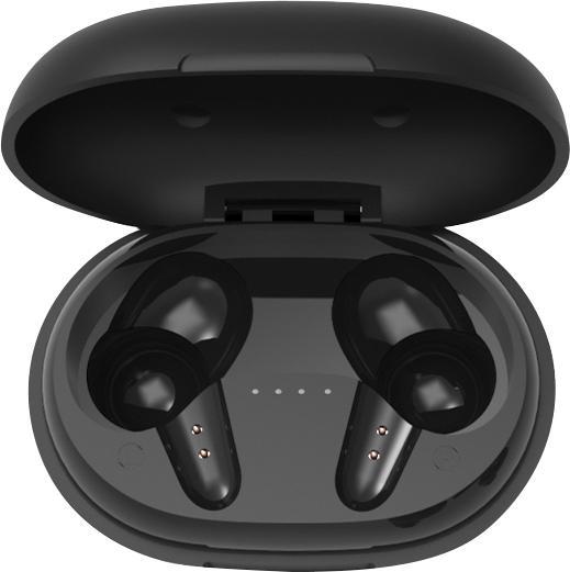 Image du produit Vivanco Casque Bluetooth + boîtier de recharge, noir (pas de réduction du bruit, 12 h, Sans fil)