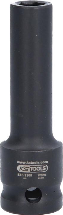 Produktbild KS Tools 1/2" Kraft-Stecknuss lang (9 mm)
