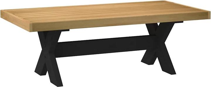 Actual product image VidaXL Coffee table NOAIN X-shaped legs 120x60x40 cm solid pine wood (120 x 60 x 40 cm)