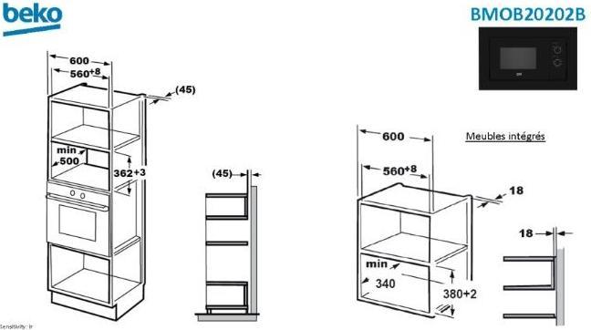 Produktbild Beko BMOB20202B (20 l)