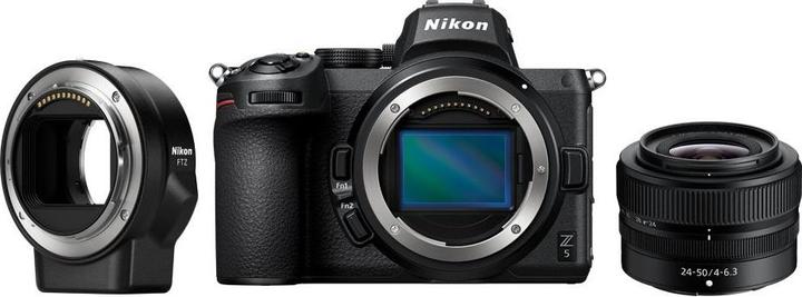 Immagine prodotto Nikon Z 5 Kit incl. FTZ (24 - 50 mm, 24.30 Mpx, Full frame / FX)