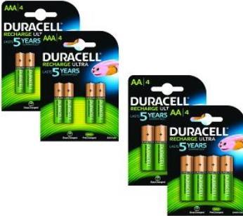 Immagine prodotto Duracell Pacchetti precaricati AA / AAA 2 x 8 (16 pz., AA, AAA)