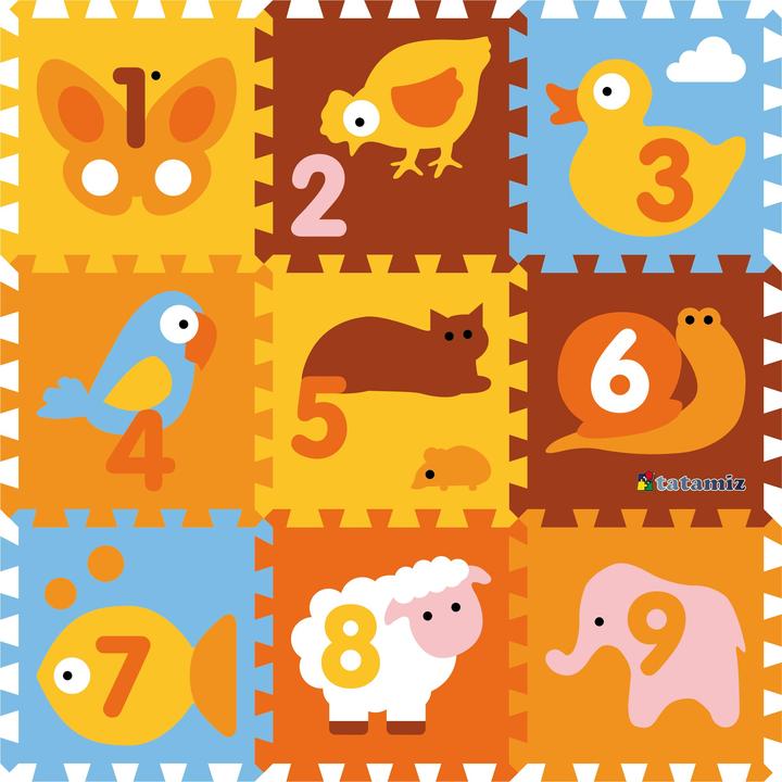 Actual product image Knorrtoys Puzzlematte - "Alphabet + Zahlen" /36-tlg./30cm (30 x 30 cm)