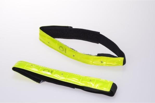 Productafbeelding Filmer Veiligheidsreflectorbanden, set van 2 met klittenbandsluiting