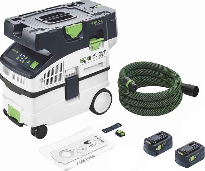 Image du produit Festool CTLC MIDI I-Basic Aspirateur sans fil mobile 36 V ( 2x 18 V ) Classe de poussière L + 2x (Système d'aspiration)