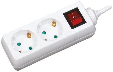 Productafbeelding Rs Pro Power strip 2-voudig 10m 3G1,5mm² (2 x, CEE 7/3, 10 m)