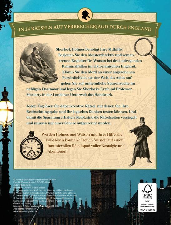 Actual product image Sherlock Holmes' Advent Calendar of Logic Puzzles