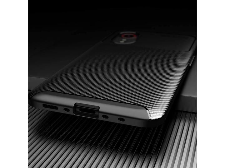 Produktbild Screenguard Samsung Galaxy Xcover 5 Hülle Carbon Design TPU Case (Samsung Galaxy Xcover 5)