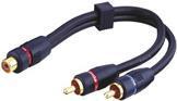 Produktbild Goobay Audio Y-Adapterkabel stereo, OFC (0.20 m)