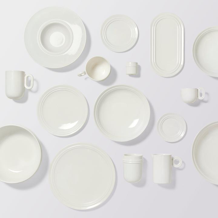 Produktbild Broste Copenhagen Stevns Eierbecher chalk white 5cm (1 x)