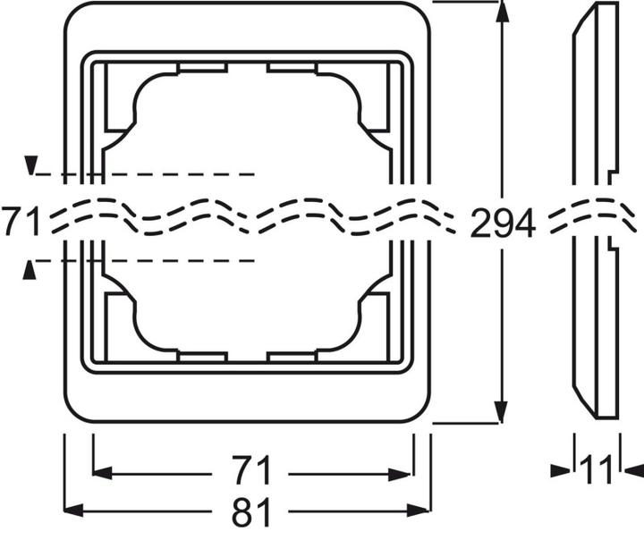 Actual product image Busch-Jaeger Frame