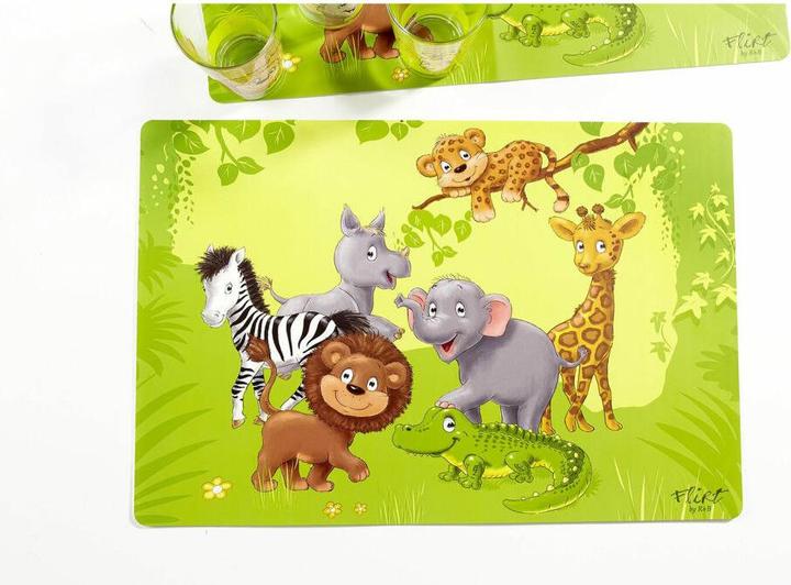 Produktbild Ritzenhoff & Breker Platzmatte DSCHUNGELTIERE (1 Stk., 30 x 45 cm)