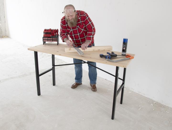 Actual product image CarTech Werktisch FSC® SQS-COC-100130 (159 cm, 58 cm)
