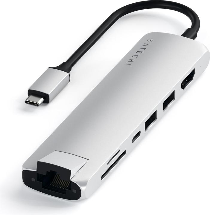 Actual product image Satechi USB-C Slim Multi-port (USB-C, 7 Ports)