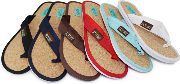Actual product image ReUseMe Flip Flops mit Kork Innensole (36)
