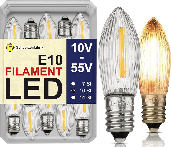 Produktbild Schuerzenfabrik LED-Spitzkerzen (10 x)