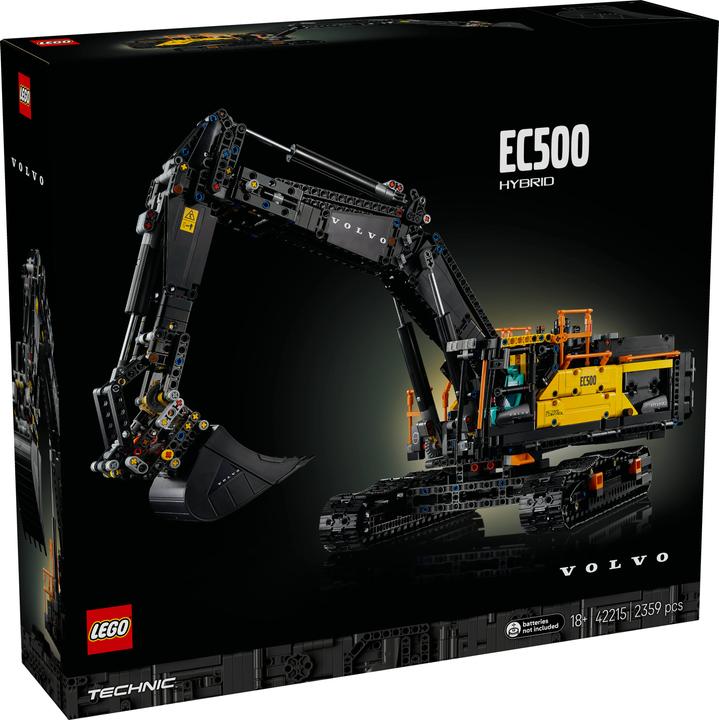 Actual product image LEGO Volvo EC500 Hybrid excavator (42215, LEGO Technic)