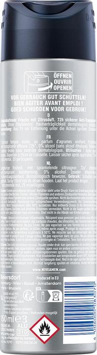 Actual product image NIVEA MEN Ultra Fresh (Spray, 150 ml)
