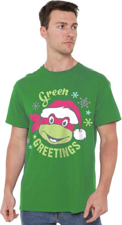 Immagine prodotto Teenage Mutant NT Green Greetings For Christmas Maglietta Uomo (XXL)