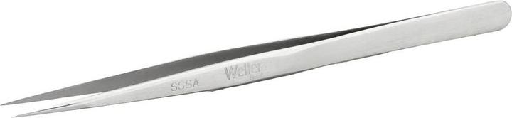 Actual product image Weller Erem Precision tweezers with long and narrow handles, pointed, stainless steel 140mm