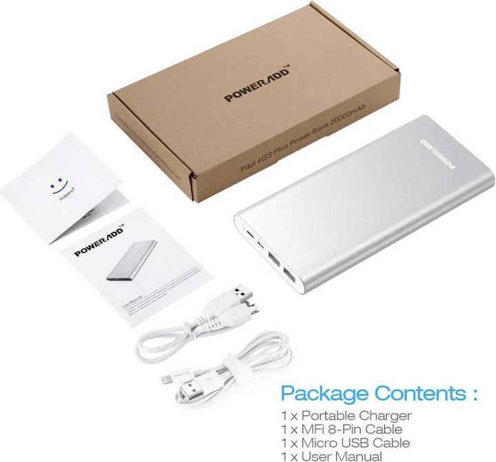 Image du produit Poweradd Pilot 4GS (20000 mAh, 74 Wh)