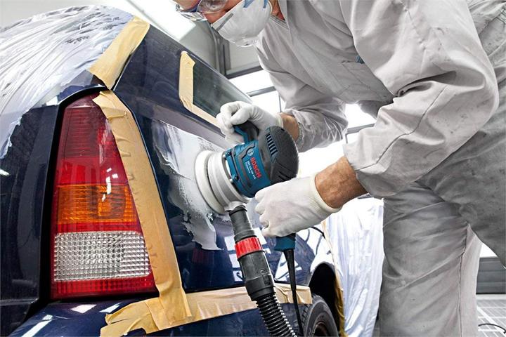 Actual product image Bosch Professional GEX 125-150 AVE Set incl. L-BOXX (Eccentric grinder, 400 W)