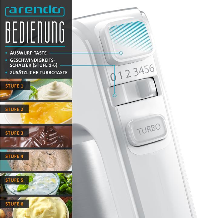 Actual product image Arendo Electric hand mixer (400 W)