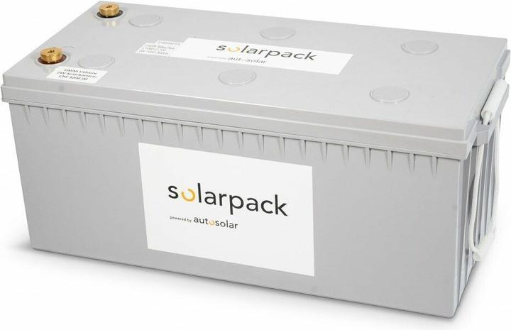 Image du produit Autosolar Pile au lithium 100 Ah 24V- Pile solaire LiFePo4 (25.60 V, 100 Ah)