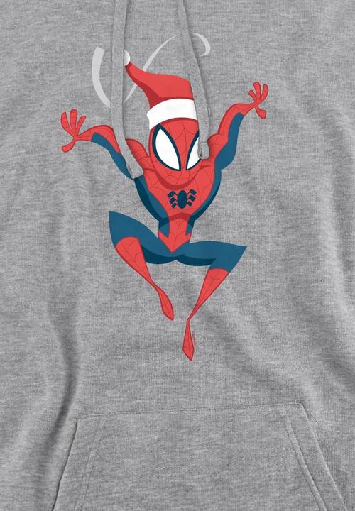 Immagine prodotto Spiderman Holiday Outfit Felpa con Cappuccio Uomo (L)