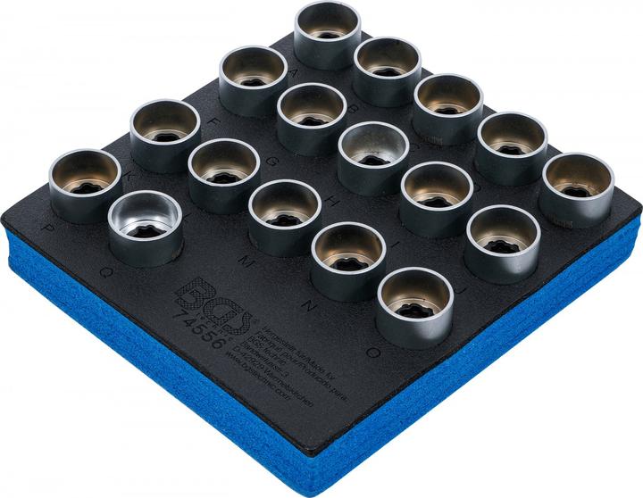 Actual product image BGS Tool Tray 1/6: Rim Lock Socket Set for Land Rover | 17 pcs.