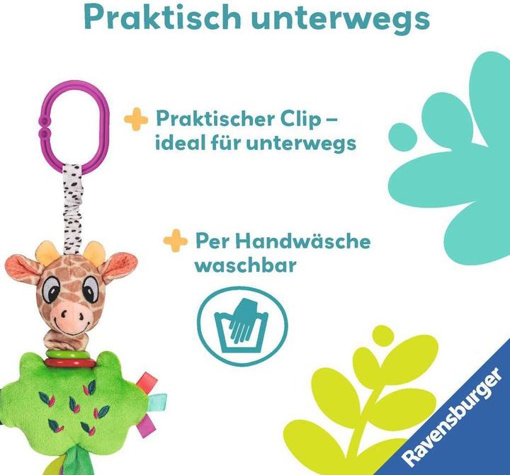 Image du produit Ravensburger 4851 play+ Girafe zapping, peluche avec effet de jeu amusant, jouet pour bébé à partir de 0 ans