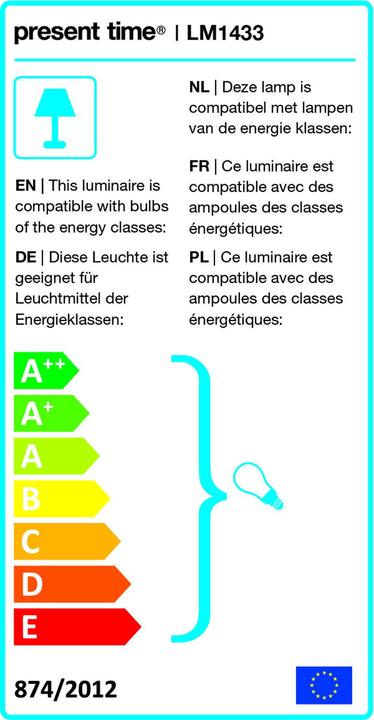 Label énergétique Leitmotiv Mingle (E27)