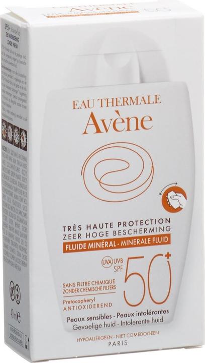 Avène Sun Fluid Mineral SPF50+ (Suntan cream, SPF 50+, 40 ml, 71 g)