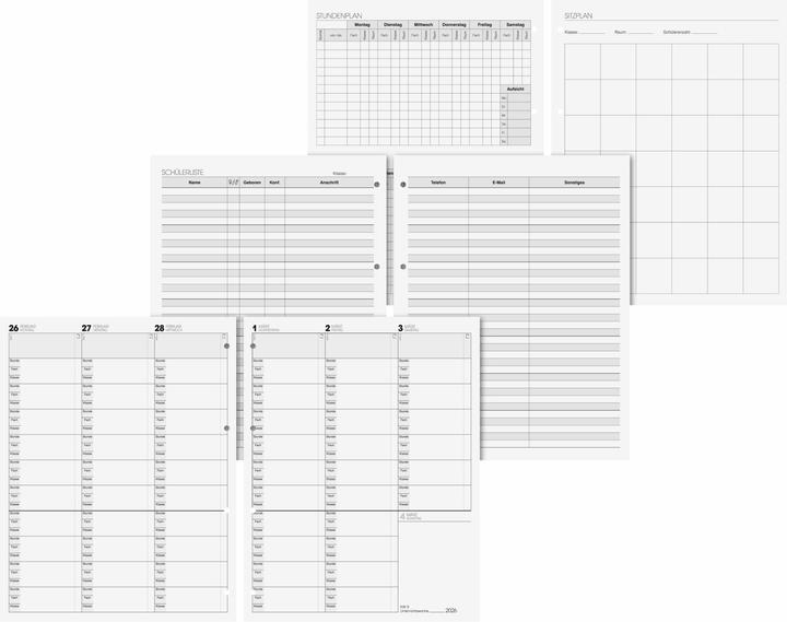 Lehrerkalender Überformat A4 Ersatzkalendarium 2025/2026 (A4, German)