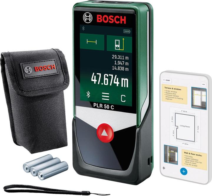 Image du produit Bosch Home & Garden Plr 50 C (50 m, 635 nm)