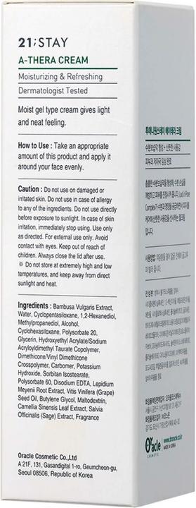 Image du produit Dr. Oracle 21 Stay A-Thera Crème (50 ml, Crème 24h)