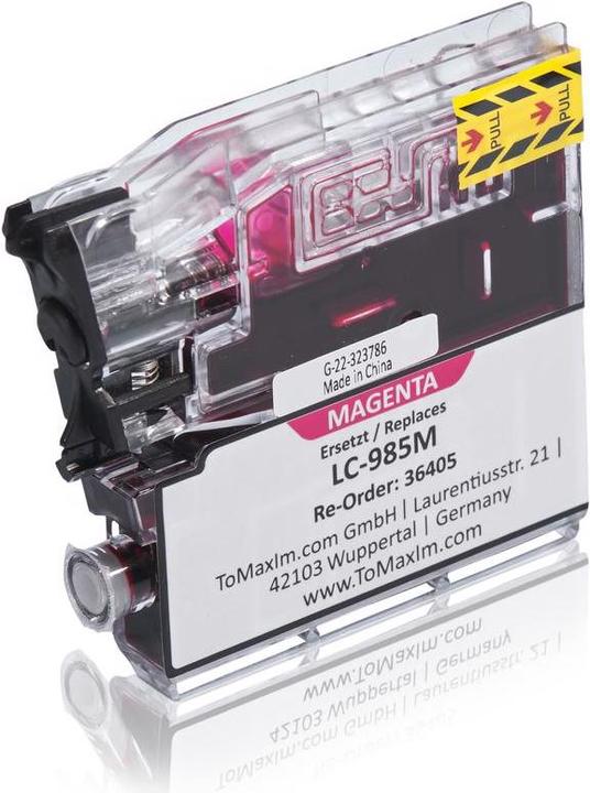 Image du produit Inkadoo Cartouches d'encre compatibles avec Brother LC-985M, magenta Magenta (M)