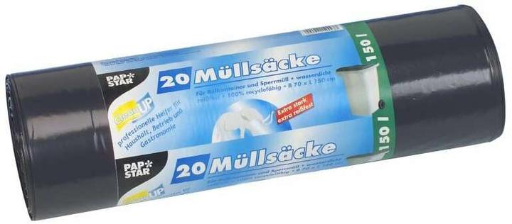 Papstar Sacco spazzatura 150 l, 20 pezzi (20 x, 150 l)