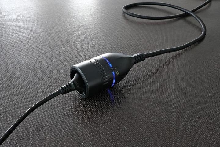 Actual product image Brennenstuhl Extension cable textile cable bw/sw (5 m, CEE 7/3)