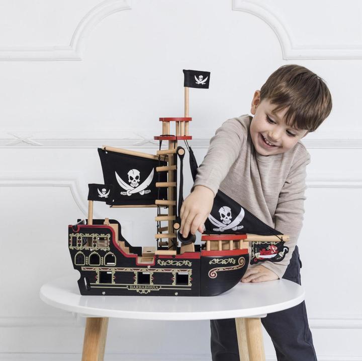 Actual product image Le Toy Van Barbarossa pirate ship