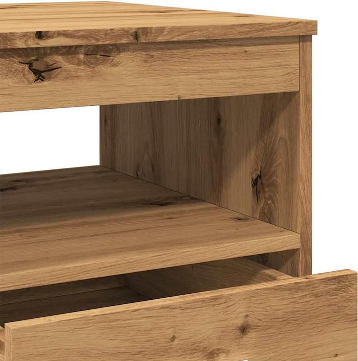 Image du produit VidaXL Schubladenschrank Artisan-Eiche 40x50x76 cm Holzwerkstoff (40 x 50 x 76 cm)