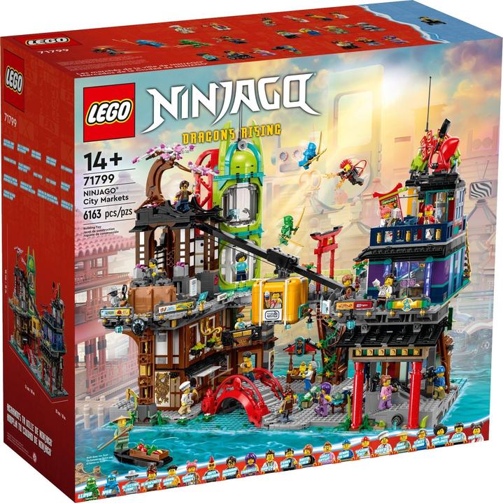 Produktbild LEGO Die Märkte von Ninjago City (71799, LEGO Ninjago, LEGO Seltene Sets)