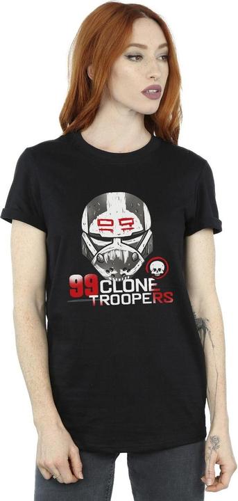 Immagine prodotto Star Wars The Bad Batch 99 Clone Troopers Maglietta Ampia Donna (L)