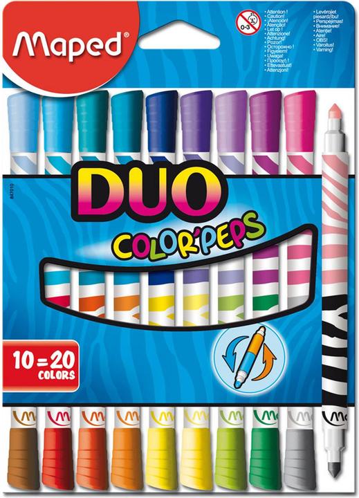 Actual product image Maped olor Peps 2-coloured (Multicolor, 10 x)