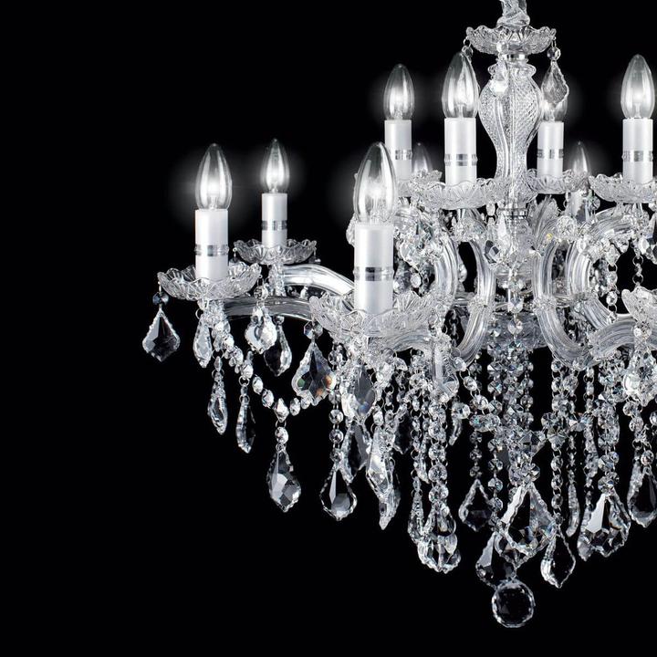 Image du produit Ideal lux FLORIAN Suspension E14 18x ⌀860mm dimmable chrome 075150 (E14)