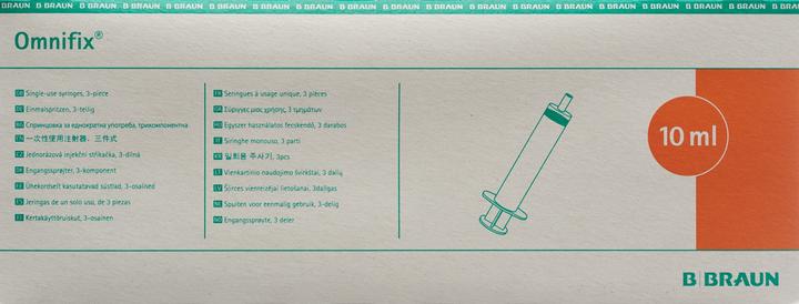 Immagine prodotto B.Braun OMNIFIX 1xinj Spr Luer 10ml centr 100