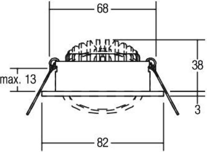 Produktbild Brumberg LED-Einbaustrahler (740 lm)