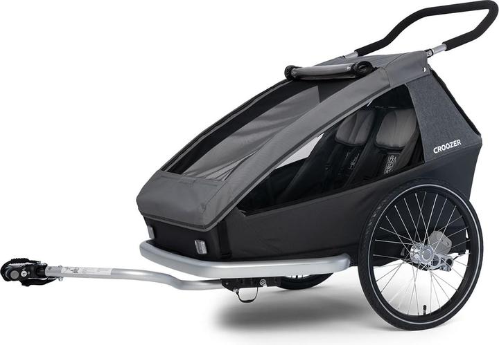 Croozer Kid Keeke 2 gris montagne